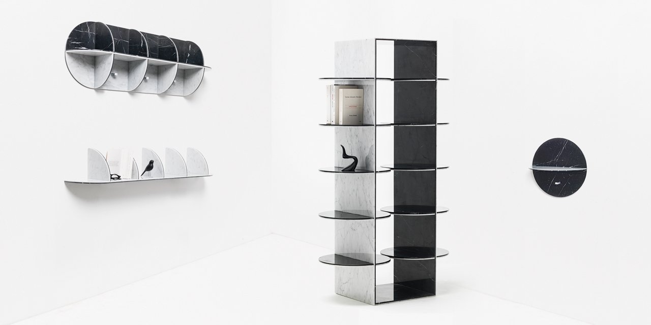 Découvrez un mobilier modulaire en marbre inédit en France
