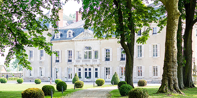Le domaine du château de Varennes en Bourgogne