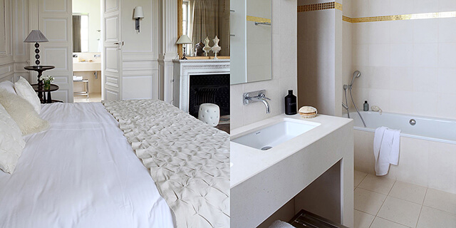 Vasque de salle de bain en marbre